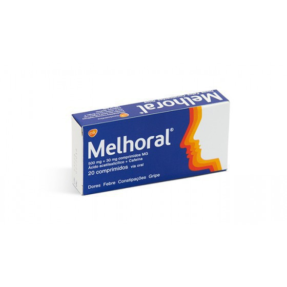 Melhoral, 500/30 mg x 20 comp, 500 mg + 30 mg x 20 comp