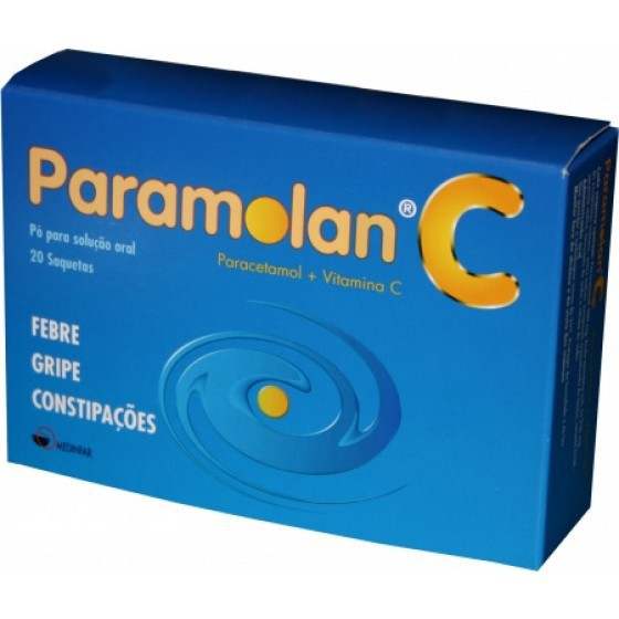 Paramolan C, 500/250 mg x 20 p� sol oral saq