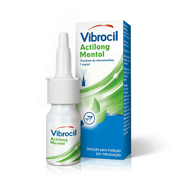 Vibrocil Actilong Mentol, 1 mg/mL-10 mL x 1 sol inal neb mL