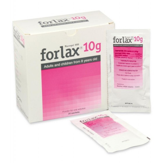 Forlax, 10 g x 20 p� sol oral saq