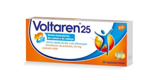 Voltaren 25, 25 mg x 20 c�ps mole