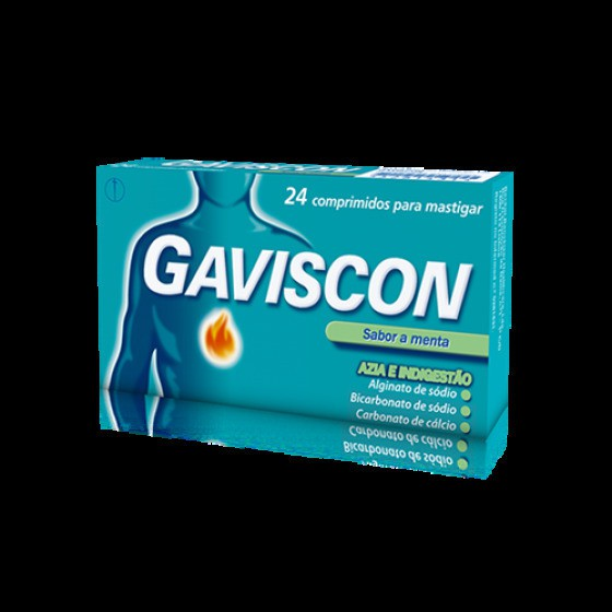 Gaviscon, 250/133,5/80 mg x 24 comp mast