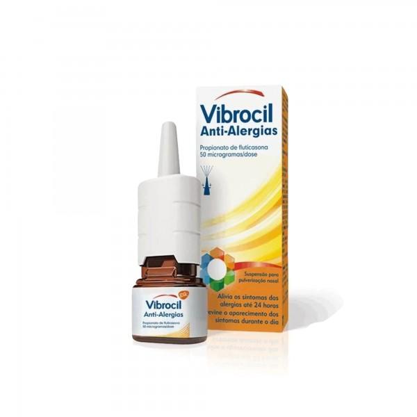 Vibrocil Anti-Alergias , 50 �g/dose Frasco nebulizador 60 dose Susp pulv nasal