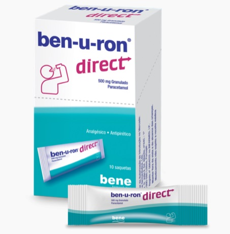 Ben-u-ron direct, 500 mg x 10 gran