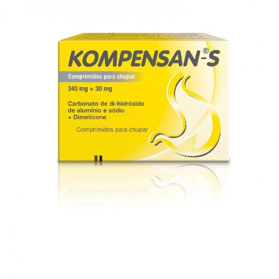 Kompensan Trieffect , 340 mg + 30 mg Blister 60 Unidade(s) Comp chupar
