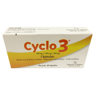 Cyclo 3, 150/150/100 mg x 60 cps