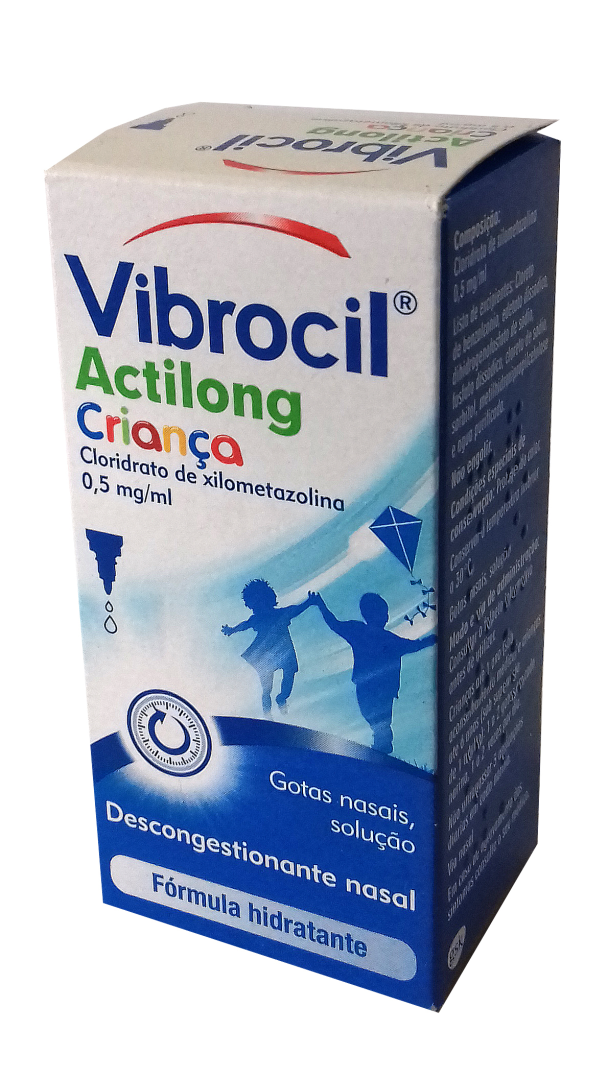 Vibrocil Actilong, 0,5 mg/mL-10 mL x 1 sol nasal conta-gotas