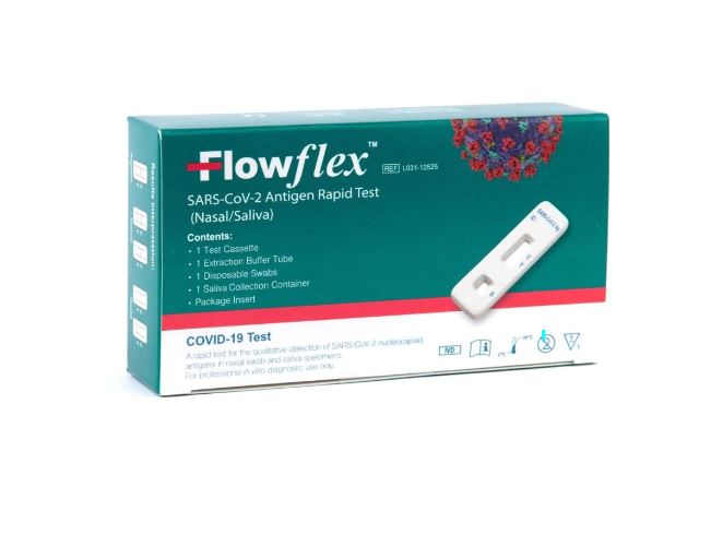 Flow-Flex SARS-CoV-2 TRAg (nasal/saliva) | Farmácia Carvalho