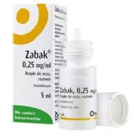 Zabak ,0.25 mg/ml Frasco conta-gotas 5 ml Col, sol