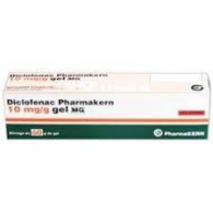 Diclofenac Pharmakern MG, 10 mg/g-100 g x 1 gel bisnaga
