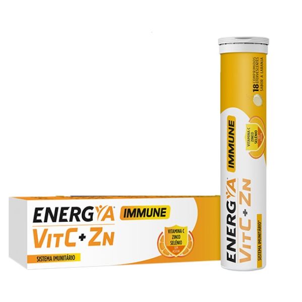 Energya Vit C+Zn Immune Comp Eferv X18