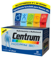 Centrum Homem 50+ Comp X 30 comps