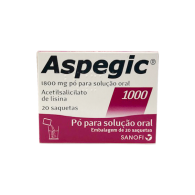 Aspegic 1000, 1800 mg x 20 p sol oral saq